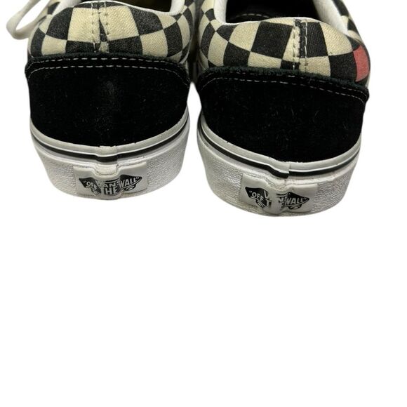 Vans Old Skool Checkerboard Black Cream Women's Men's Sneakers 7.5 - Picture 5 of 9